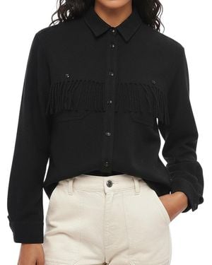 Woolrich Regular Solid Shirt - Black
