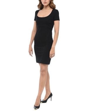 DSquared² Scoop Neck Mini Dress - Black
