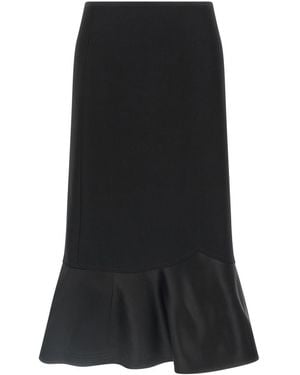 Fendi Grain De Poudre Skirt - Black