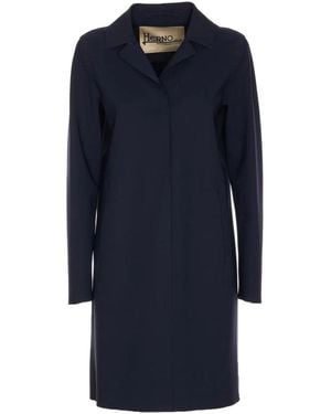 Herno First-Act Pef Coat - Blue