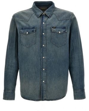 Polo Ralph Lauren 'Texana' Shirt - Blue