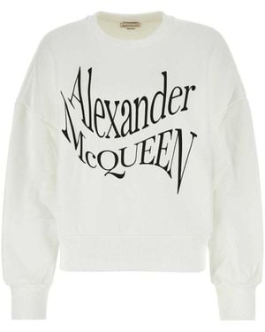 McQueen Cotton Sweatshirt - Grey