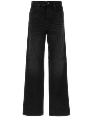 Gucci Loose High Rise Jeans - Black