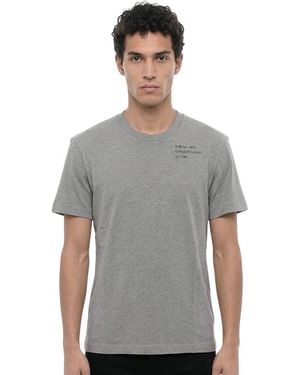 Neil Barrett Slim Crew Neck T-Shirt - Gray