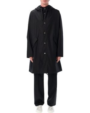 Jil Sander Cotton Logo Parka - Black