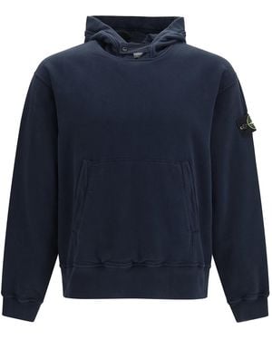 Stone Island Oversized Hoodie - Blue