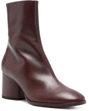 Aeyde Leather Ayla Boots - Brown