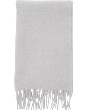 Brunello Cucinelli Fringed Scarf - White