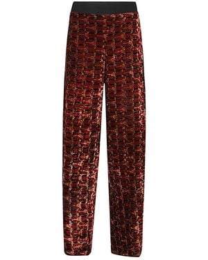 OBIDI Velvet Pants - Red