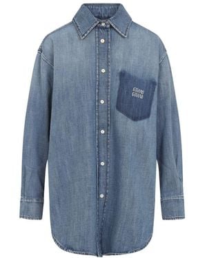 Miu Miu Denim Shirt - Blue