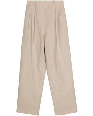TOTEME Linen Pants - Natural
