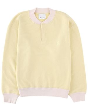 Isabel Marant Pale Solid Sweatshirt - Natural