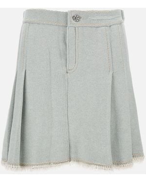 Barrie Pleated Skirt - Gray