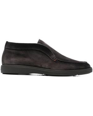 Santoni Slip On Boots - Black