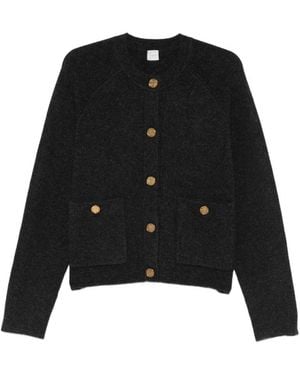 TOTEME Round Neck Sweater - Black