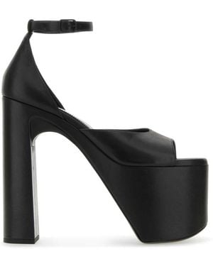 Balenciaga Leather Leather Heels - Black