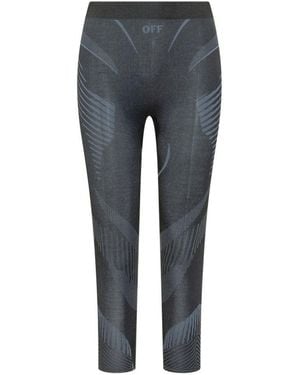 Off-White c/o Virgil Abloh Sethe Stane Seamless Leggings - Grey