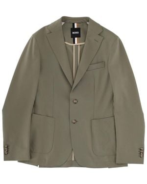 BOSS Notched Lapel Jacket - Green
