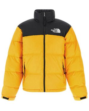 The North Face Quilted Logo Jacket - Yellow