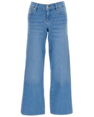 FRAME Flared Low Rise Jeans - Blue