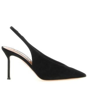 Aquazzura Solid Voltaire Pumps - Black