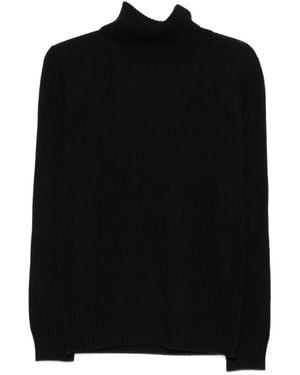 Kangra High Neck Sweater - Black