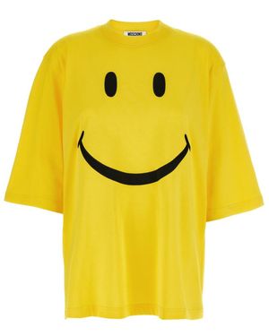 Moschino Smiley T-Shirt - Yellow