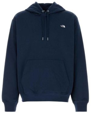 The North Face Logo Relaxed Hoodie - Blue