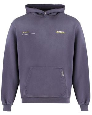 Represent Logo Hood Sweatshirts - Purple