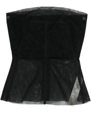 Rick Owens Bustier Top - Black