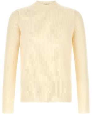 Zanone Off Knitted Sweater - Natural