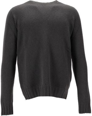 LA ROSE Crew Neck Sweaters - Gray