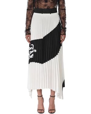Off-White c/o Virgil Abloh Pleated Calf Length Skirt - Black