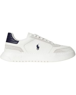 Ralph Lauren Leather Sneakers - White