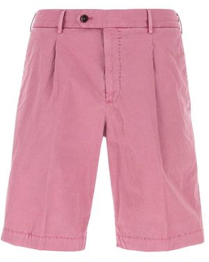 PT Torino Stretch Cotton Bermuda Shorts - Pink