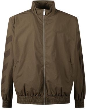 Off-White c/o Virgil Abloh Zip-Up Jacket - Green