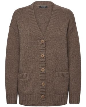 Ralph Lauren V-Neck Cardigan - Brown
