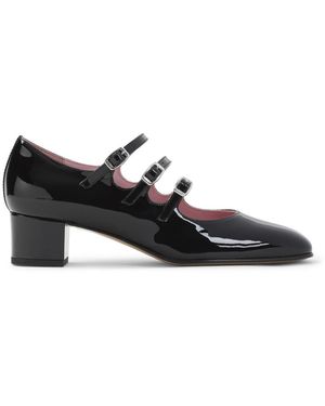 CAREL PARIS Kina Mary-Jane Pumps - Black