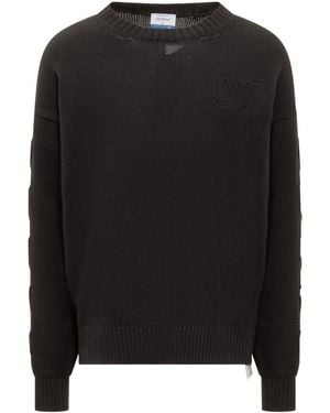 Off-White c/o Virgil Abloh Oversized Sweaters - Black