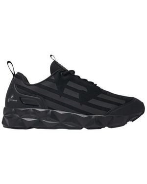 EA7 Logo Sneakers - Black