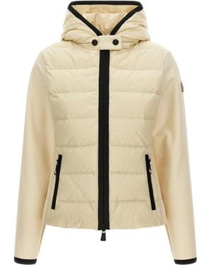 Moncler Solid Hood Jacket - Natural