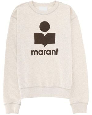 Isabel Marant Off Logo Sweatshirt - Natural