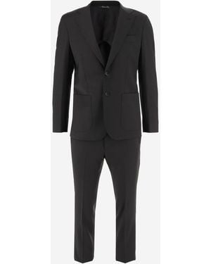 Brian Dales Single Breasted Suit - Black