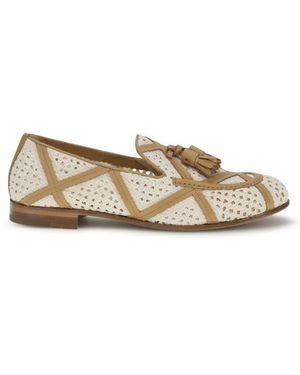 Fratelli Rossetti Leather Loafers - Natural