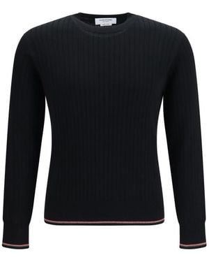 Thom Browne Crew Neck Sweater - Blue