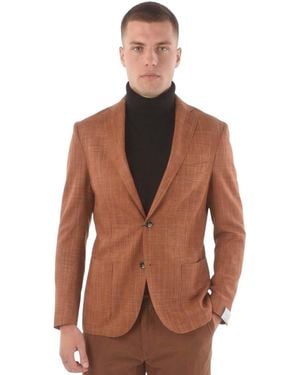 Corneliani Single Breasted Blazer - Brown