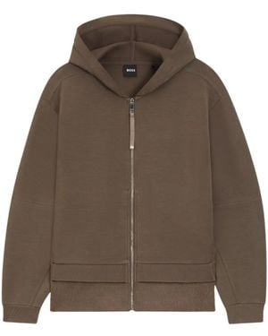 BOSS Loose-Fit Hoodie - Brown