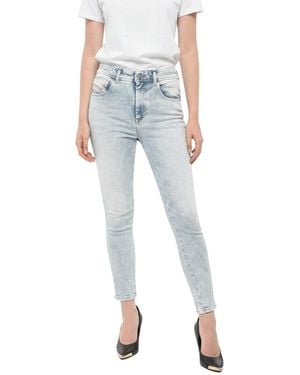 DIESEL Skinny High Rise Jeans - Blue