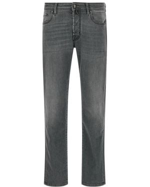 Jacob Cohen Slim Mid Rise Jeans - Gray