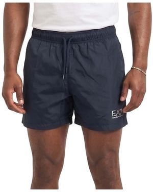 EA7 Solid Swim Shorts - Blue